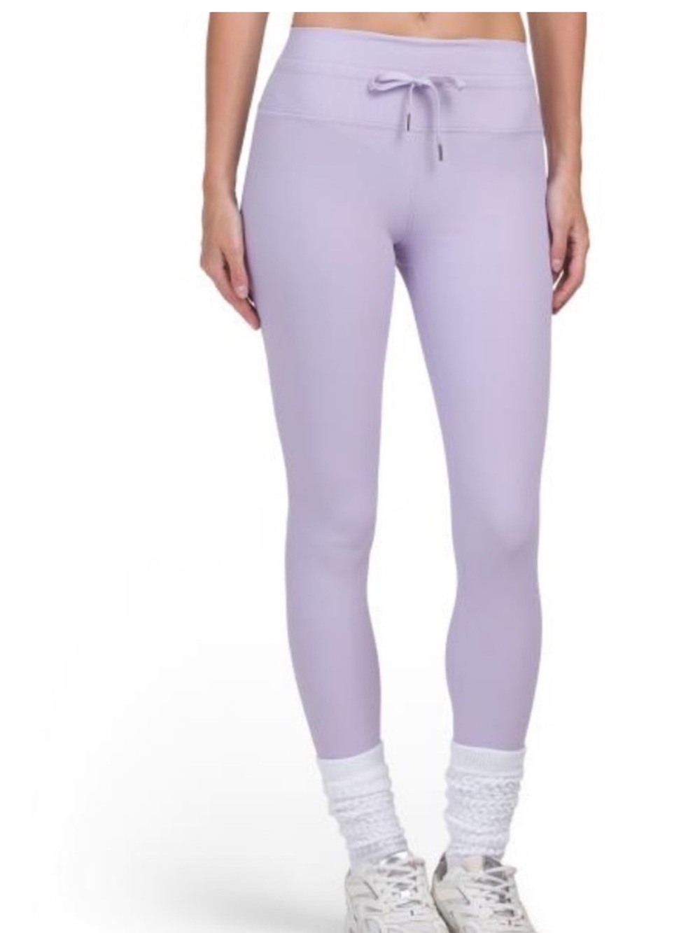 Greyson Cleo Ribbed Drawstring Legging Lavender Mist NWT